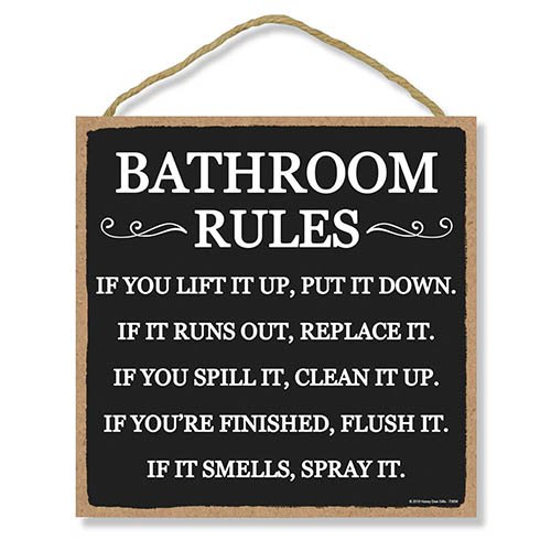 Bathroom Sign