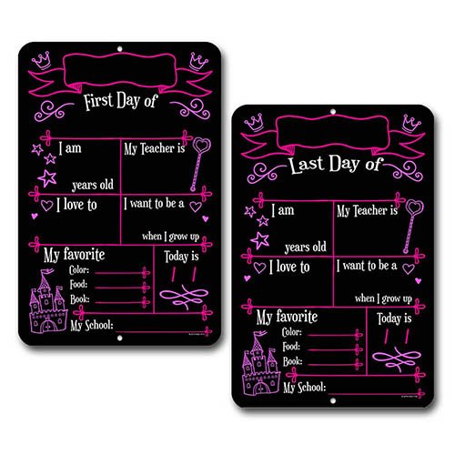 First and Last Day of School Sign