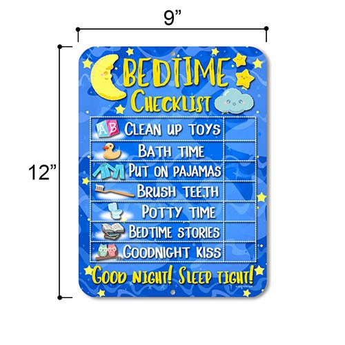 Daily Bedtime Routine Reward Chart