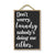 Don't Worry Laundry, Nobody's Doing Me Either 7 inch by 10.5 inch Hanging Wood Sign, Funny Inappropriate Home Decor