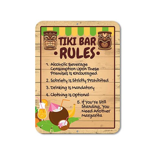 Tiki Bar Decor and Signs