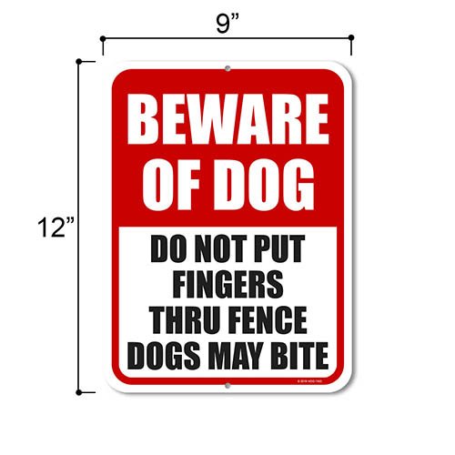 Beware of Dog Signs